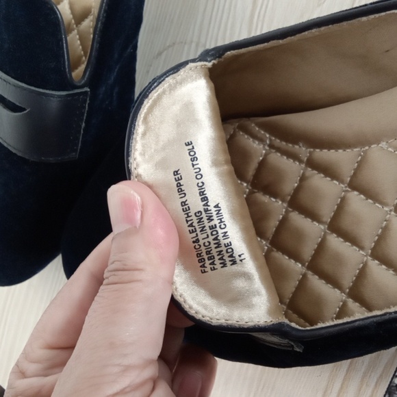 Birdies The Phoebe Velvet Mule Slides Leather Upper Womens Size 11 - Picture 5 of 8